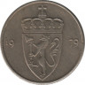 Монета. Норвегия. 50 эре 1979 год. ав.