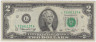 Банкнота. США. 2 доллара 1976 год. Серия L. ав.