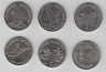Монета. Румыния. Набор из шести монет 10 лей. XXVI Олимпийские игры , Атланта 1996. ав.