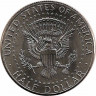 Реверс. Монета. США. 50 центов 2002 год. Монетный двор D.