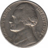  Монета. США. 5 центов 1975 год. Монетный двор D. ав.