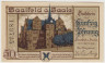 Бона. Нотгельд. Германия. Город Заальфельд. 50 пфеннигов 1921 год. Вариант 1155.1.а.3. ав.