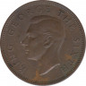 Монета. Новая Зеландия. 1/2 пенни 1952 год. рев.