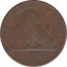 Монета. Бельгия. 2 сантима 1871 год. (des Belges). рев.