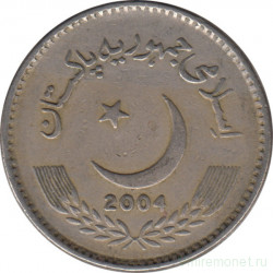 Монета. Пакистан. 5 рупий 2004 год.