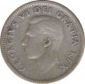 Монета. Канада. 10 центов 1949 год. рев.