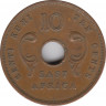 Монета. Британская Восточная Африка. 10 центов 1964 год. рев.