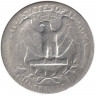 Монета. США. 25 центов 1944 год. Монетный двор D.