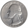 Монета. США. 25 центов 1944 год. Монетный двор D.