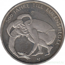 Монета. Германия. 10 евро 2011 год. 500 лет Тилю Уленшпигелю.