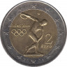 Монета. Греция. 2 евро 2004 год. XXVIII Летние Олимпийские игры. Афины 2004. ав.