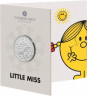 Монета. Великобритания. 5 фунтов 2021 год. 50 лет серии книг "Мистер Мэн и Маленькая мисс". Маленькая мисс. В буклете. 