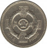 Монета. Великобритания. 1 фунт 2001 год. ав.