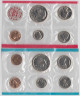 Монета. США. Годовой набор 1972 год. Монетные дворы P и D. ав.