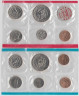 Монета. США. Годовой набор 1972 год. Монетные дворы P и D. рев.