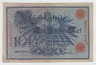 Банкнота. Германия. Германская империя (1871-1918). 100 марок 1908 год. Номер серии (семь цифр и одна буква) - красный цвет. ав.