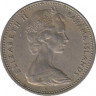 Монета. Багамские острова. 5 центов 1969 год. рев.