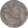 Монета. Польша. 3 гроша 1622 год. Сигизмунд III. ав.
