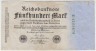 Банкнота. Германия. Веймарская республика. 500 марок 1922 год. Авес - правый край бледно-синий , реверс - левый край бледно-синий. Серийный номер - буква, семь цифр(зелёный). ав.