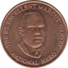 Монета. Ямайка. 25 центов 2008 год. рев.