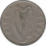 Монета. Ирландия. 6 пенсов 1962 год.  ав.