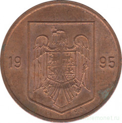 Монета. Румыния. 1 лей 1995 год.