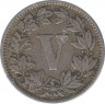 Монета. Мексика. 5 сентаво 1882 год. рев.