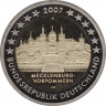 Монета. Германия. 2 евро 2007 год. Мекленбург (А). ав.