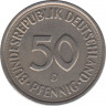 Монета. ФРГ. 50 пфеннигов 1978 год. Монетный двор - Мюнхен (D). рев.