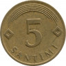 Монета. Латвия. 5 сантимов 2006 год.