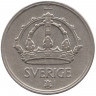 Монета. Швеция. 50 эре 1949 год.