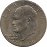 Аверс. Монета. США. 1 доллар 1976 год. 200 лет независимости. Монетный двор D.