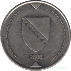 Монета. Босния и Герцеговина. 1 конвертируемая марка 2006 год.