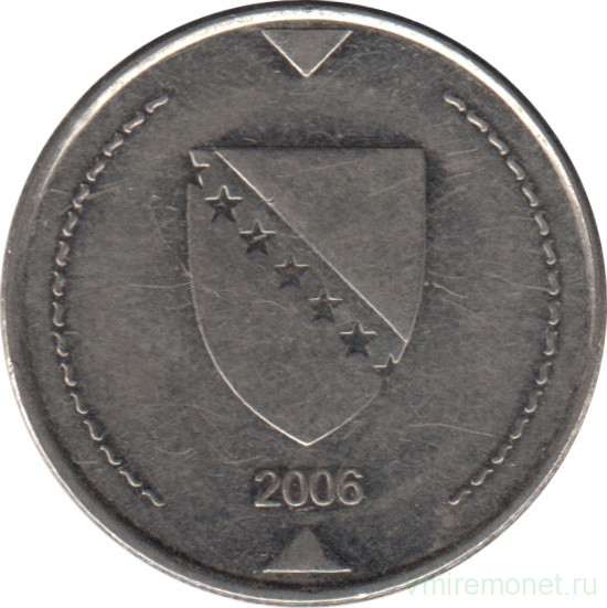 Монета. Босния и Герцеговина. 1 конвертируемая марка 2006 год.