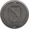 Монета. Босния-Герцеговина. 1 конвертированная марка 2006 год. ав.