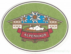 Подставка. Ресторан "ALPENHAUS".  СПб, Россия.