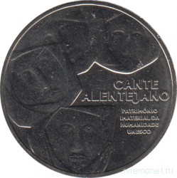 Монета. Португалия. 2,5 евро 2016 год. ЮНЕСКО - Песня Алентежу.