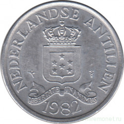 Монета. Нидерландские Антильские острова. 2,5 цента 1982 год.