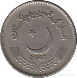 Монета. Пакистан. 5 рупий 2003 год.