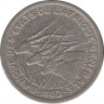 Монета. Центральноафриканский экономический и валютный союз (ВЕАС). 50 франков 1982 год. ав.