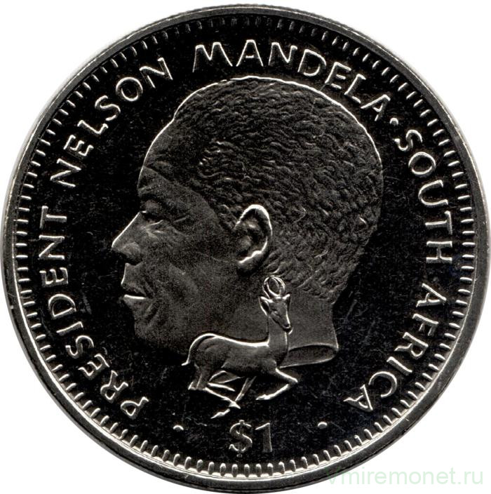 Монета Самоа 10 долларов 1994 Экспедиция Тигрис.