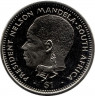 Монета. Либерия. 1 доллар 1994  год. Нельсон Мандела.