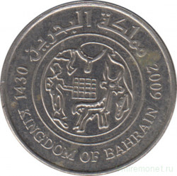 Монета. Бахрейн. 25 филсов 2009 год.