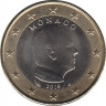 Монета. Монако. 1 евро 2018 год. ав.