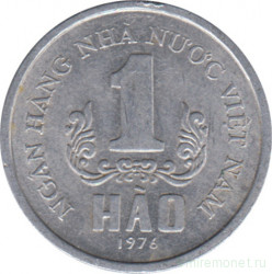 Монета. Вьетнам (СРВ). 1 хао 1976 год.