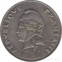Монета. Французская Полинезия. 50 франков 2010 год.