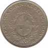 Монета. Уругвай. 50 песо 1970 год. ав.