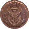 Монета. Южно-Африканская республика (ЮАР). 10 центов 2017 год. UNC. ав.