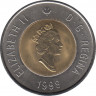 Монета. Канада. 2 доллара 1999 год. Основание Нунавута. рев.