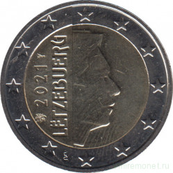 Монеты. Люксембург. Набор евро 8 монет 2021 год. 1, 2, 5, 10, 20, 50 центов, 1, 2 евро.